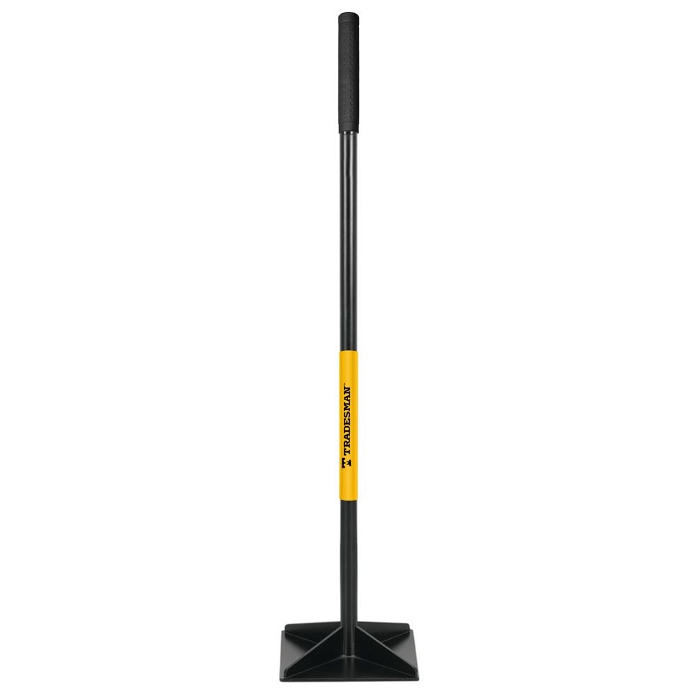 Steel Leveling Garden Tamper with Rubber Grip, 10-in x 10-in I8Y0 - product image 2