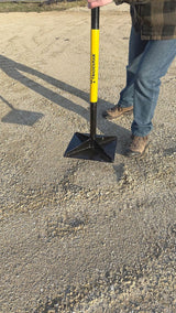 Steel Leveling Garden Tamper with Rubber Grip, 10-in x 10-in I8Y0 - product image 3
