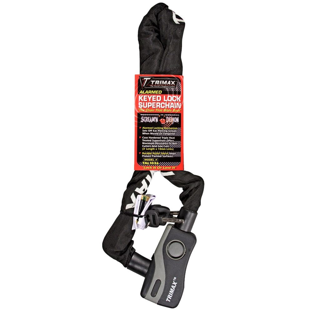 36-in Alarmed Lock with Thex Superchain, Corrosion- resistant D2N4 - product image 1