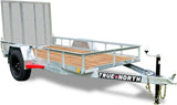 60-in x 10-ft Galvanized Utility Trailer B2M1 - product image 1