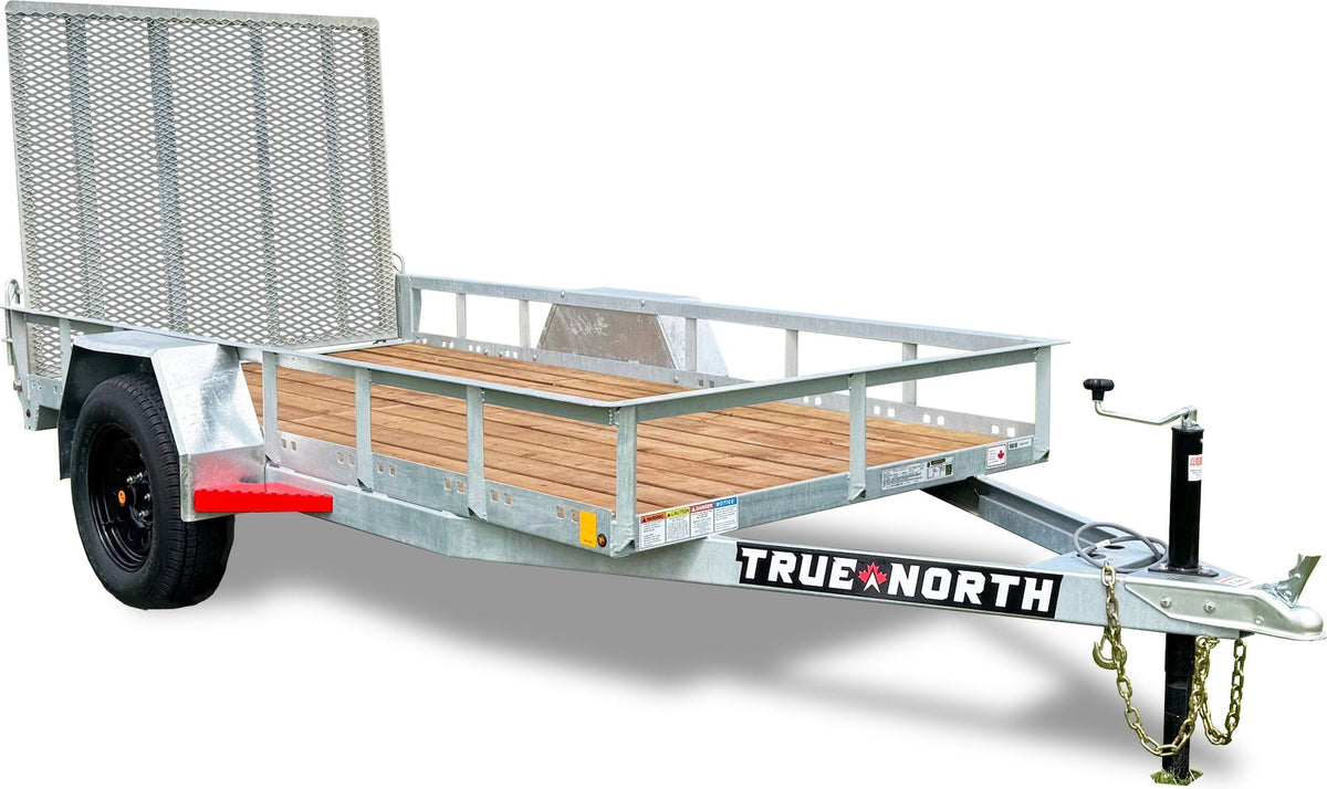 60-in x 10-ft Galvanized Utility Trailer B2M1 - product image 1
