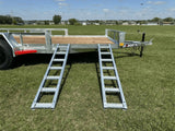 83-in x 14-ft Utility Trailer with Gate & Side ATV Ramps, Galvanized S7P1 - product image 2