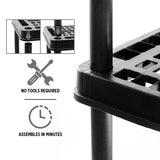 4-Shelf Resin/Plastic Storage Rack/Shelving Unit, 36 x 18 x 54-in D6P1 - product image 5