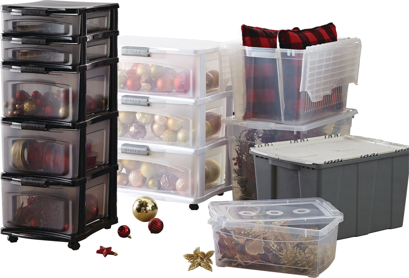 type A Clarity Transparent Storage Box with Lid, 60-L H4T6 - product image 3