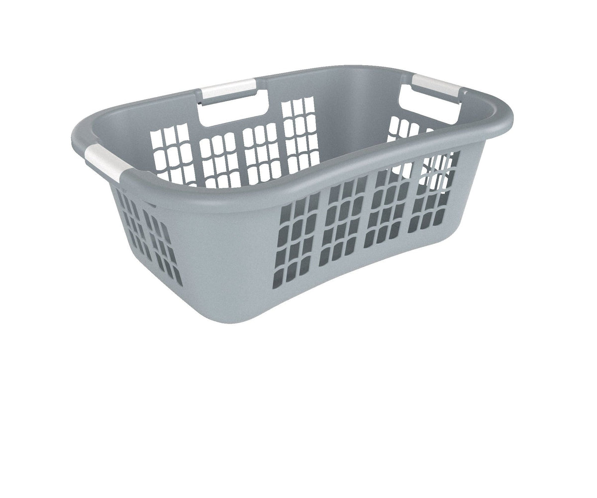 type A Hip Hugger Laundry Basket, 25.7 x 17.7 x 9.3-in, Grey C4D0 - product image 5