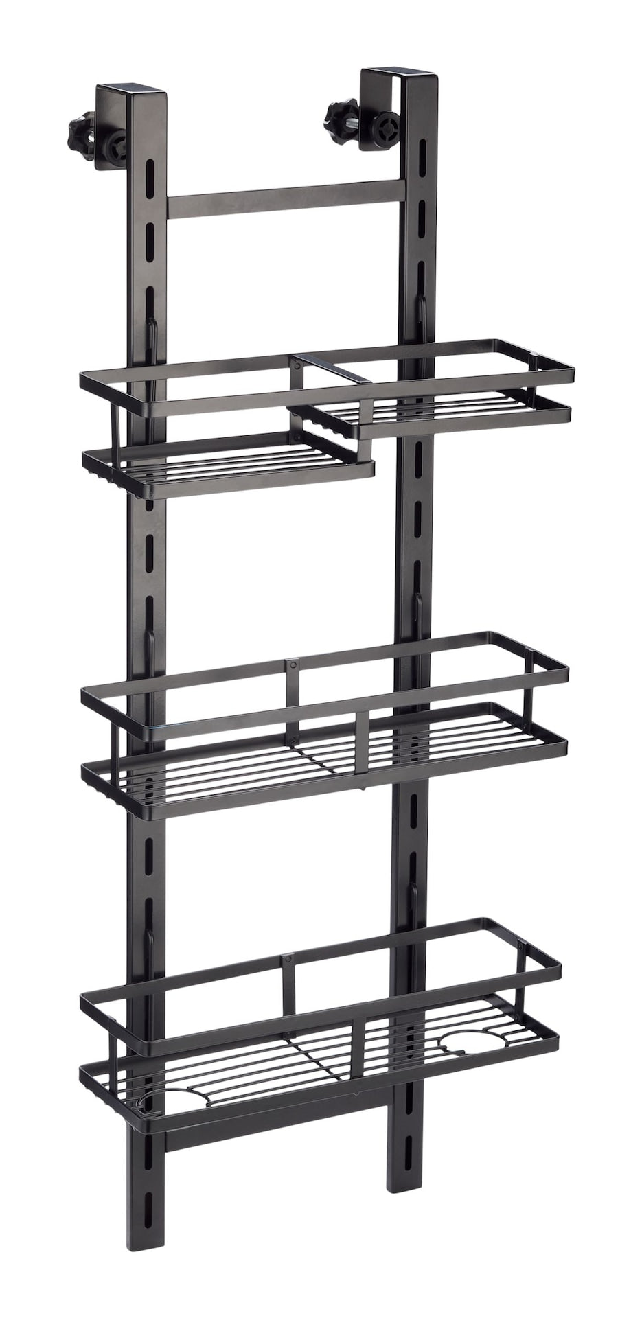 Type A Over-The-Door Adjustable Shower Caddy, Black Z1Z4 - product image 1