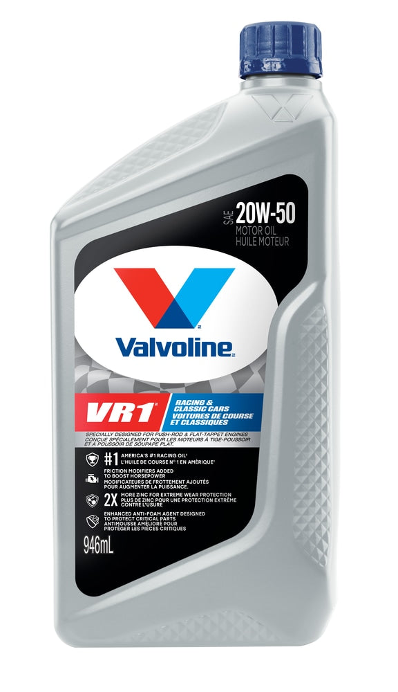 VR1 20W-50 4-Cycle Racing Oil, 1-L W0P8