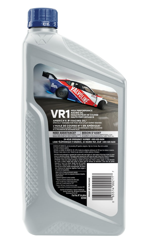 VR1 20W-50 4-Cycle Racing Oil, 1-L W0P8 - product image 2