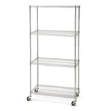 Classic 4-Tier NSF Shelving, 36-in x 18-in x 72-in, Chrome V6Z7 - product image 1