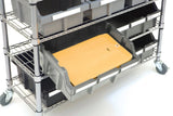 Classics 7-Tier NSF 16-Bin Rack Shelving, 36-in x 14-in x 56-in M0K1 - product image 5