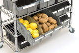 Classics 7-Tier NSF 16-Bin Rack Shelving, 36-in x 14-in x 56-in M0K1 - product image 7