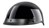 Shorty Classic Half-Shell Cruiser Helmet, Lightweight, Black, Assorted Sizes S3U7 - product image 1