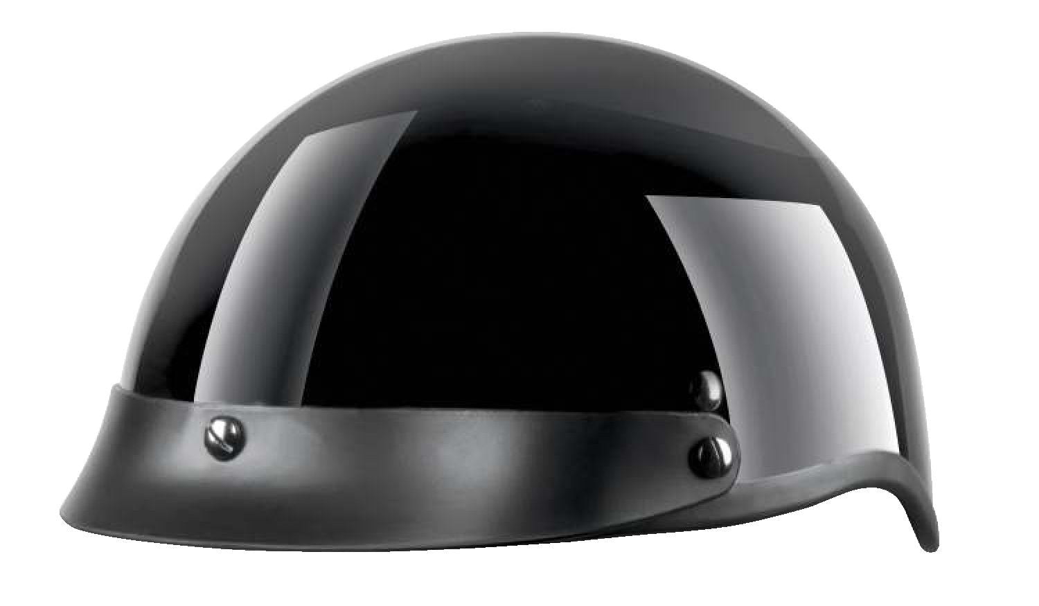Shorty Classic Half-Shell Cruiser Helmet, Lightweight, Black, Assorted Sizes S3U7 - product image 1