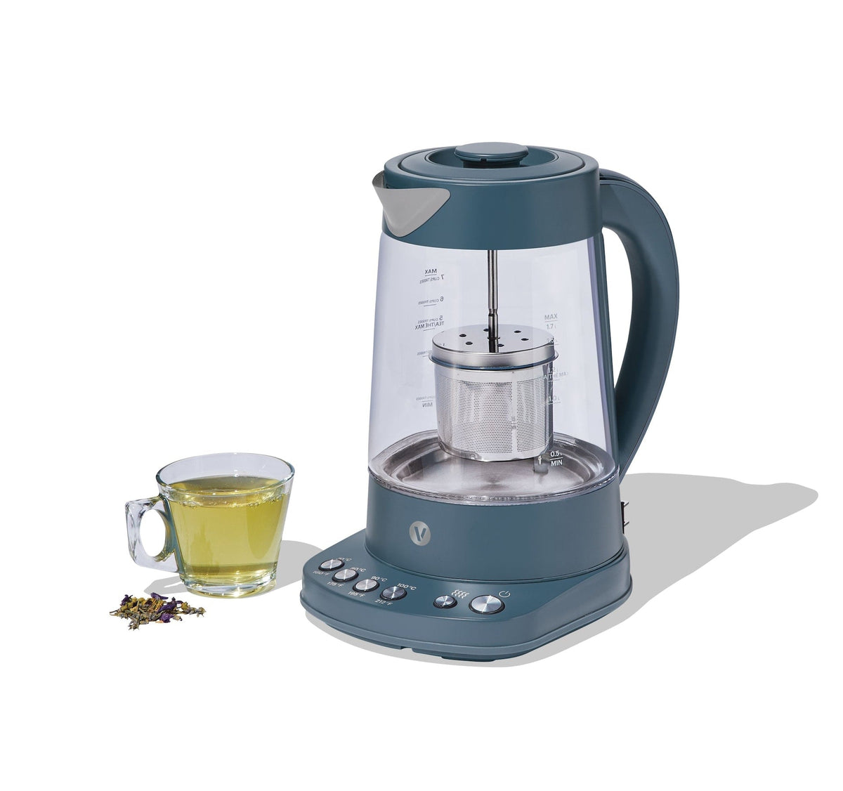 Colour Series Electric Variable Temperature Steeping Kettle, Bluefin, 1.7-L Q4U7 - product image 2