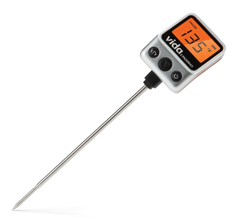 Digital Instant Read BBQ Food Thermometer with Stainless Steel Probe W2H9