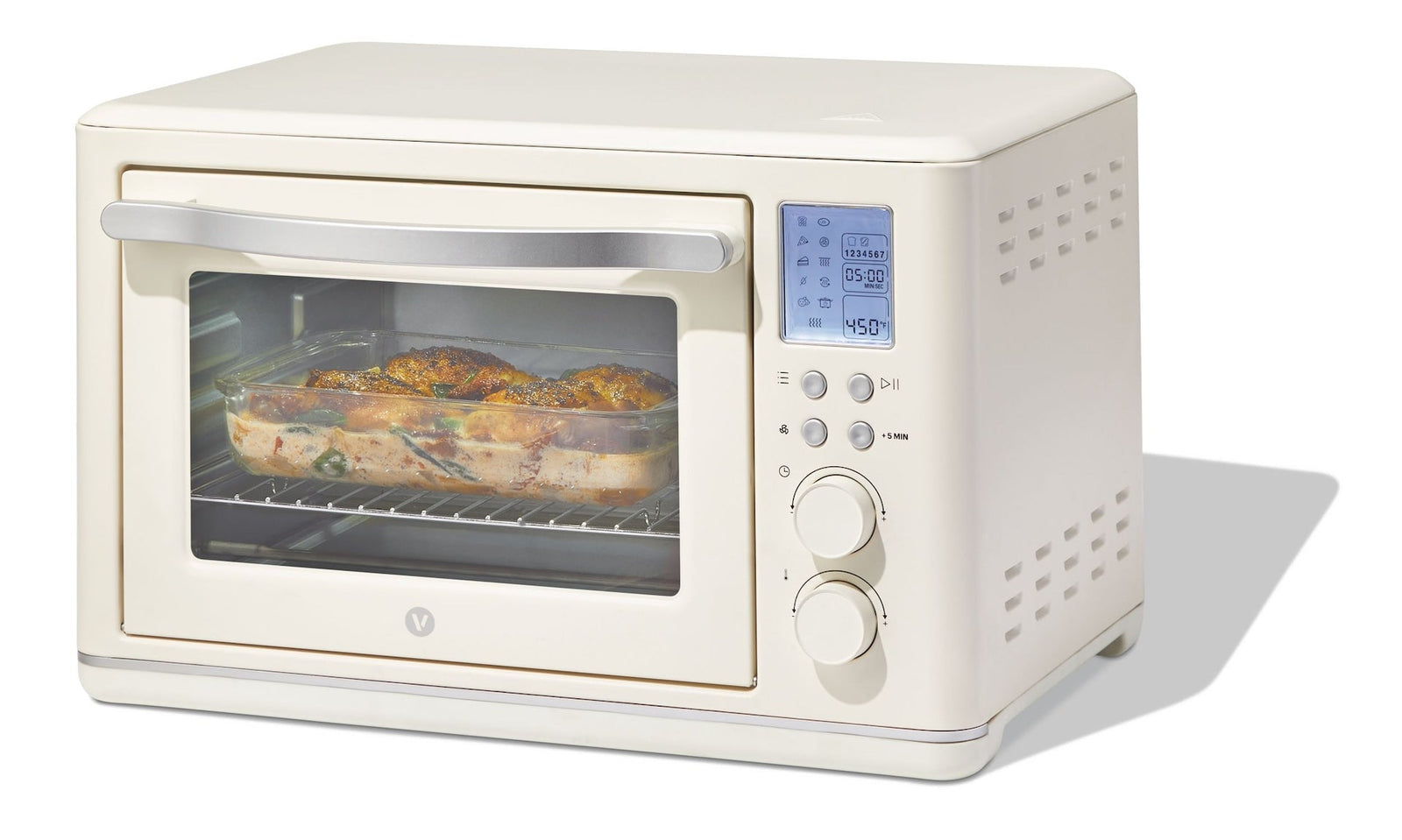 Digital Multi-Functional Air Fryer Toaster Oven with 11 Pre-Set Functions, Shortbread, 6-Slices Z2V4 - product image 4