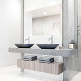 Duomo Gothic ConcretoStone 18x13-in Deep Grey Bathroom Sink/Basin with Rectangular Vessel P5W0 - product image 8