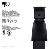 Duris Single Handle Vessel Sink Bathroom Faucet with Deck Plate, Matte Black C5V6 - product image 8