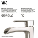 Hyacinth MatteStone White Bathroom Sink/Basin Set with Niko Faucet and Square Composite Vessel O4N6 - product image 6
