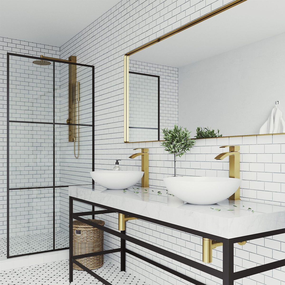 Lotus MatteStone Round White Composite Bathroom Sink/Basin Set with Duris Faucet and Pop-Up Drain G1N7 - product image 8