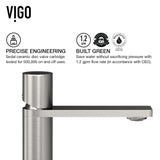 Lotus MatteStone White Bathroom Sink/Basin Set with Gotham Faucet and Round Composite Vessel W8H0 - product image 3