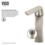 Marigold MatteStone White Bathroom Sink/Basin Set with Linus Faucet and Rectangular Composite Vessel K2C8 - product image 3