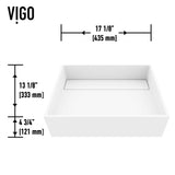 Montauk MatteStone White Bathroom Sink/Basin Set with Amada Faucet and Rectangular Composite Vessel K3U4 - product image 6
