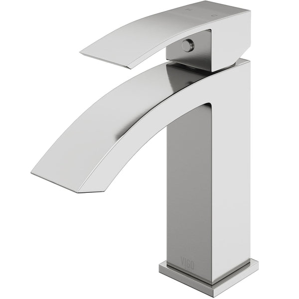Satro Single Handle Single Hole Bathroom Sink Faucet, WaterSense Certified, Brushed Nickel O9X8