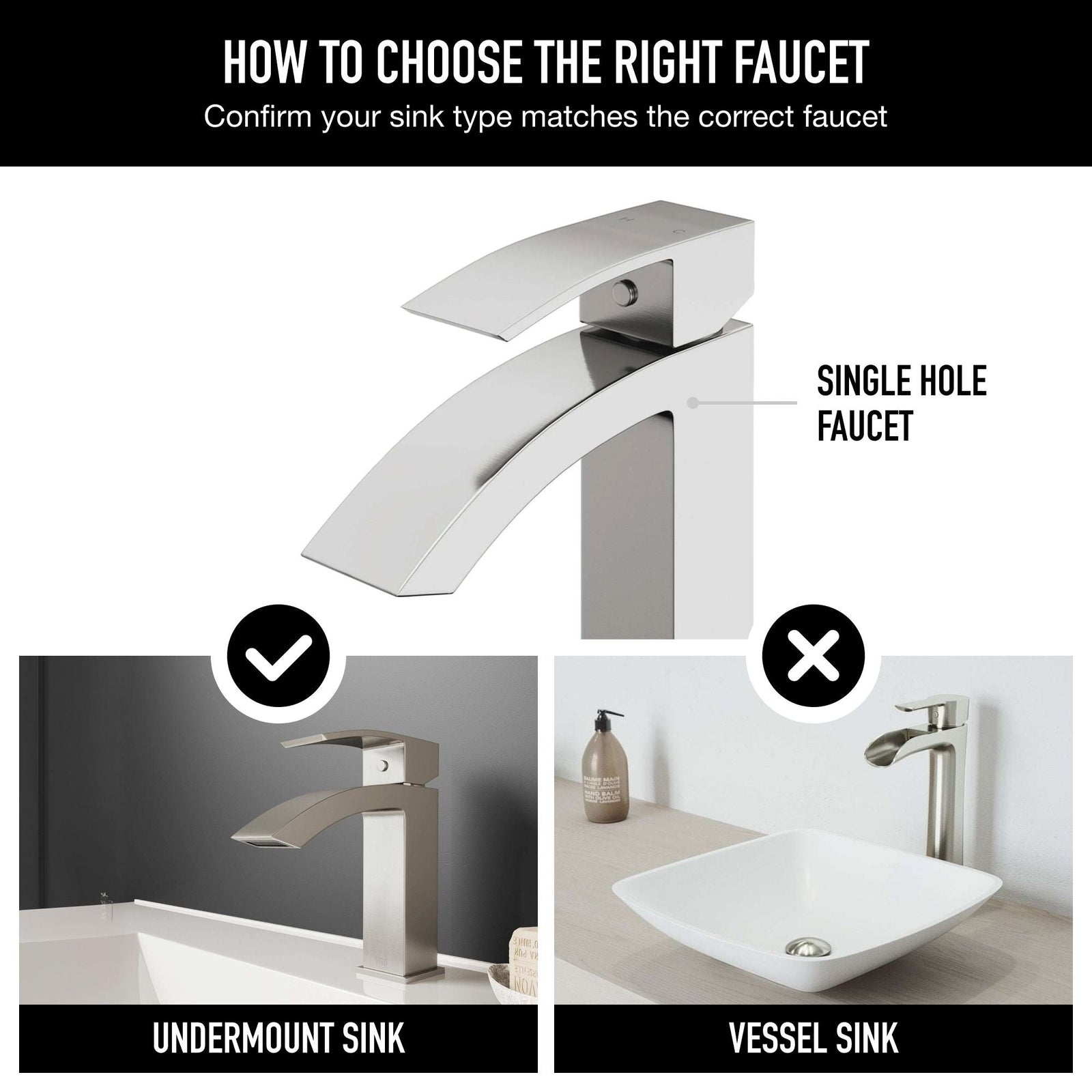 Satro Single Handle Single Hole Bathroom Sink Faucet, WaterSense Certified, Brushed Nickel O9X8 - product image 7
