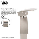 Satro Single Handle Single Hole Bathroom Sink Faucet, WaterSense Certified, Brushed Nickel O9X8 - product image 8