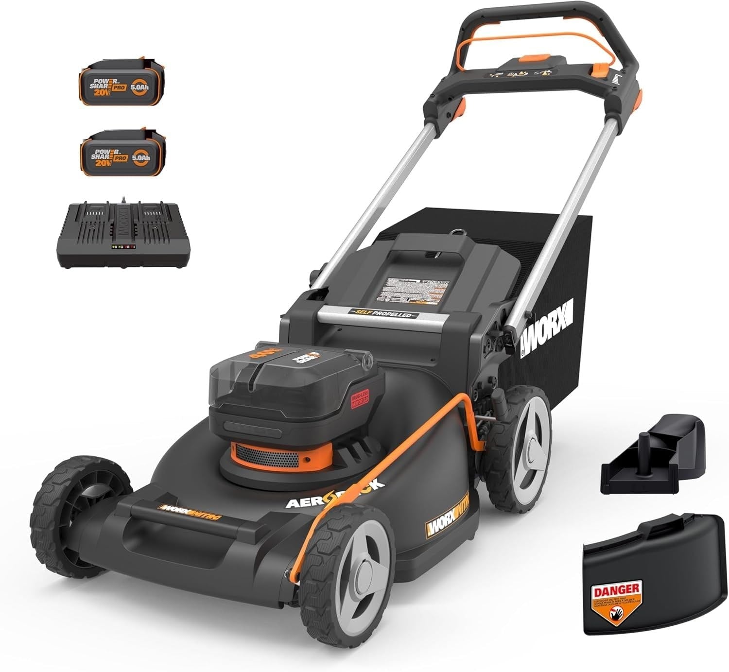 40V Nitro PowerShare 3-in-1 Self-Propelled 21-in Lawn Mower G9M7 - product image 1
