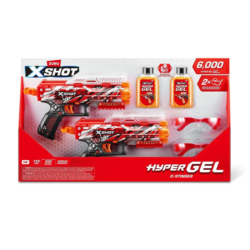 Hyper Gel Stinger Blaster with 6000 Hyper Gel Rounds, 2-Pack R7C2