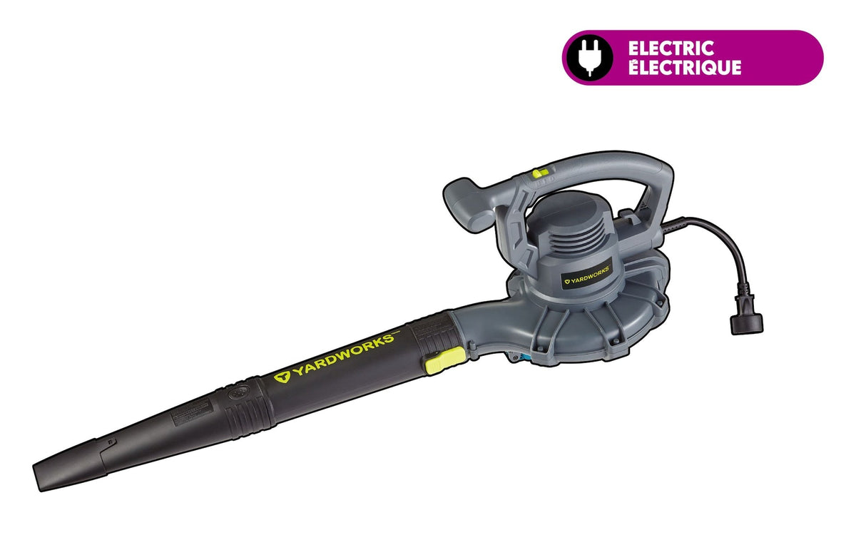 12 Amp 400CFM Electric Leaf Blower/Vacuum, Black L8F7 - product image 6