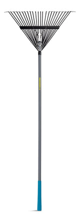 24-Tine Metal Leaf Rake with Fibreglass Shaft, 24-in C1A7 - product image 1