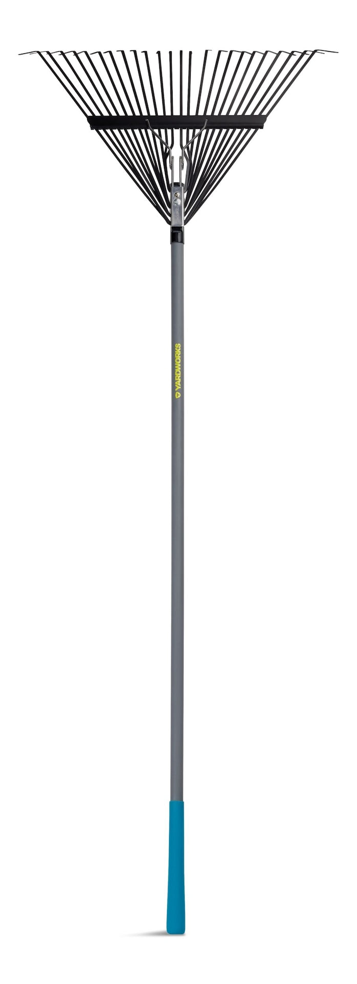 24-Tine Metal Leaf Rake with Fibreglass Shaft, 24-in C1A7