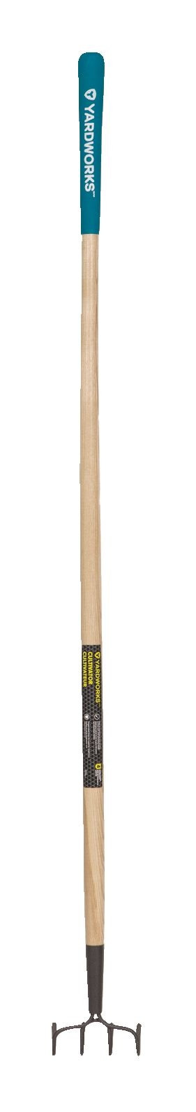 Steel 4-Tine Cultivator, 57-in Wooden Shaft B0N3 - product image 1
