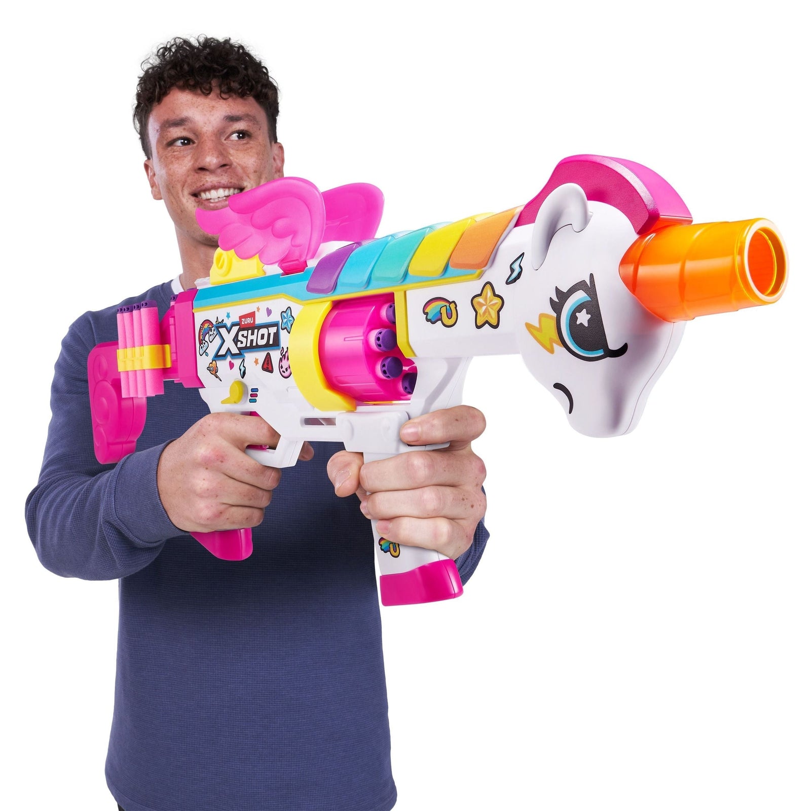 X-Shot Big Rizz Blastercorn Foam Dart Toy Blaster with 24 Darts B2A3 - product image 5