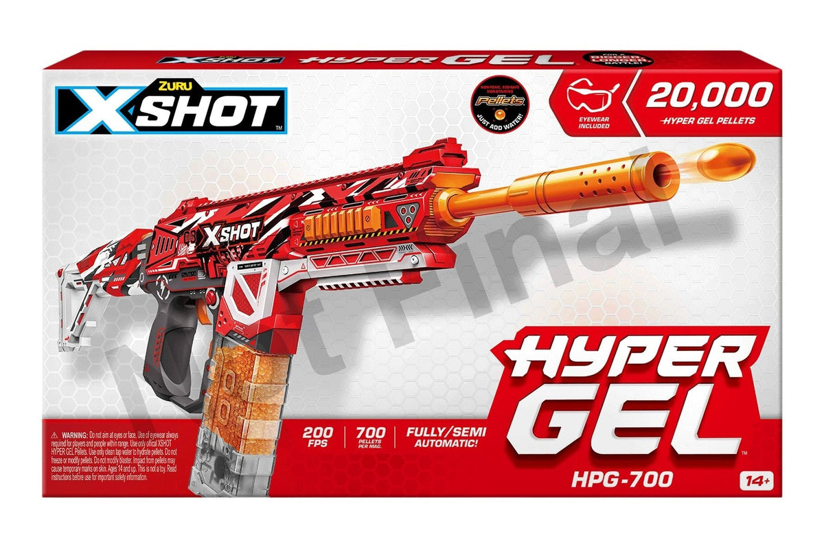 X-Shot Hyper Gel HPG-700 Fully Semi-Automatic Large Blaster, Ages 14+ H7P1 - product image 2